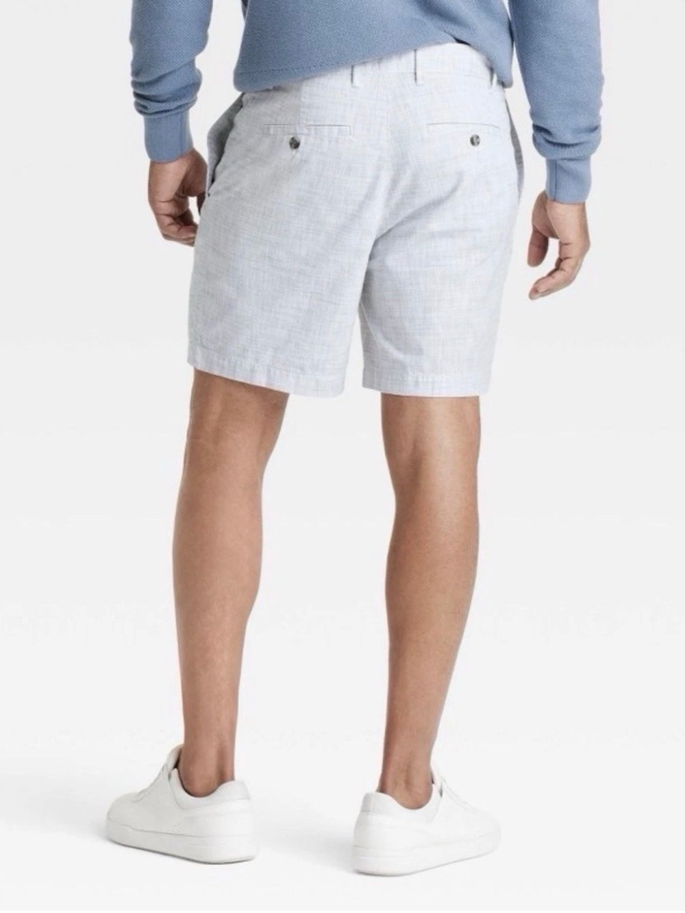 NWT Goodfellow & Co Everywear 9 Flat Front Chino Grays Harbor Shorts - Picture 2 of 2